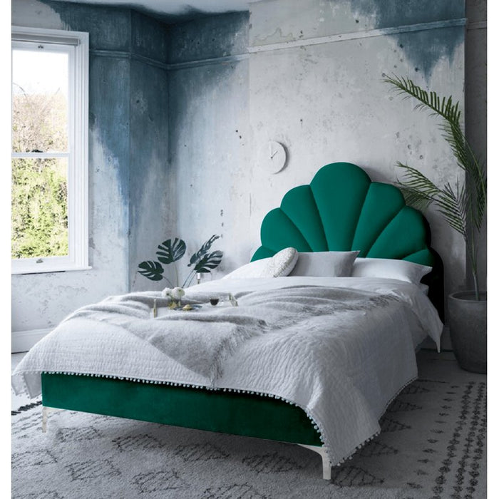Biko Velvet Platform Bed
