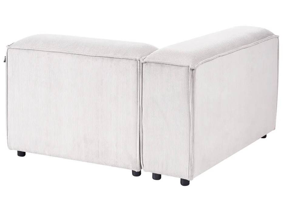 Cape Luxe Corner Seat Corduroy Off-White Right Facing