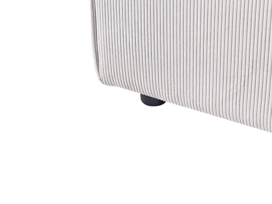 Cape Luxe Corner Seat Corduroy Off-White Right Facing