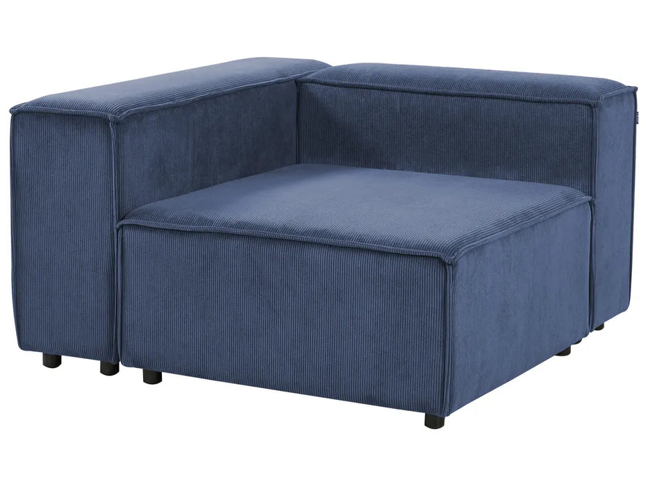 Cape Luxe Modular Sofa Left-Facing 4 Seater Corduroy Dark Blue