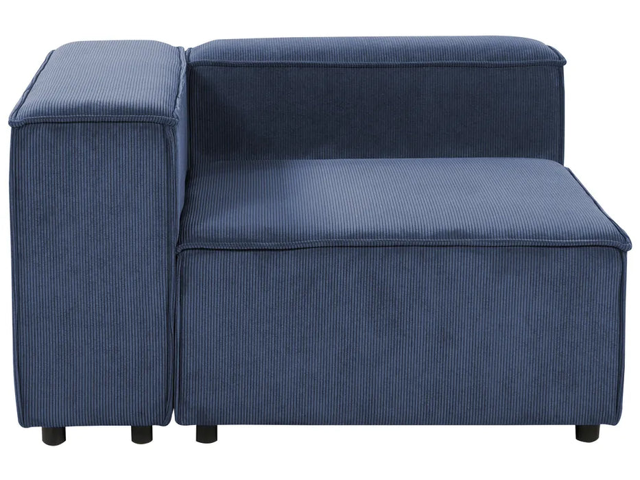 Cape Luxe Modular Sofa Left-Facing 4 Seater Corduroy Dark Blue