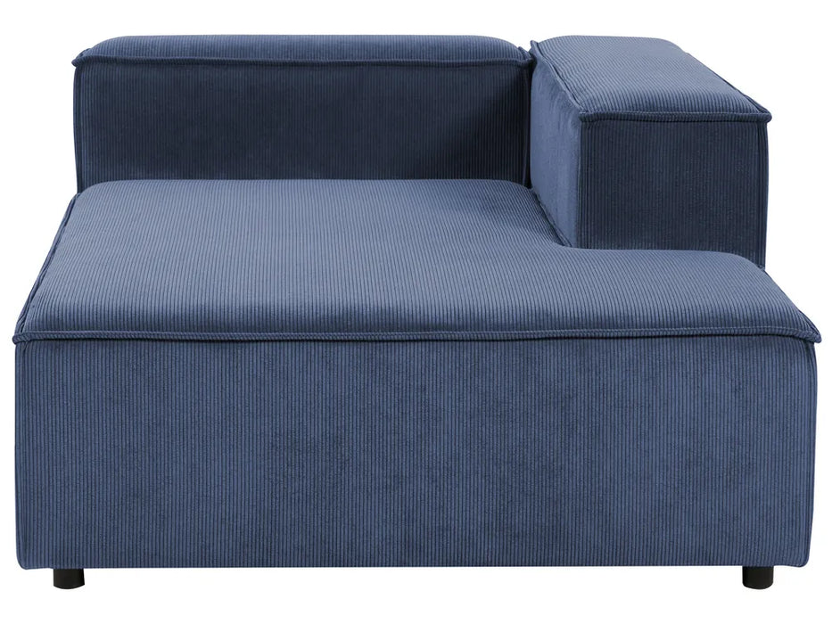 Cape Luxe Modular Sofa Left-Facing 4 Seater Corduroy Dark Blue