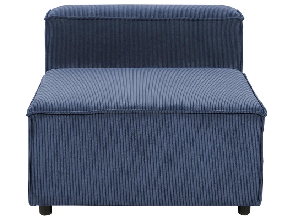 Cape Luxe Modular Sofa Left-Facing 4 Seater Corduroy Dark Blue