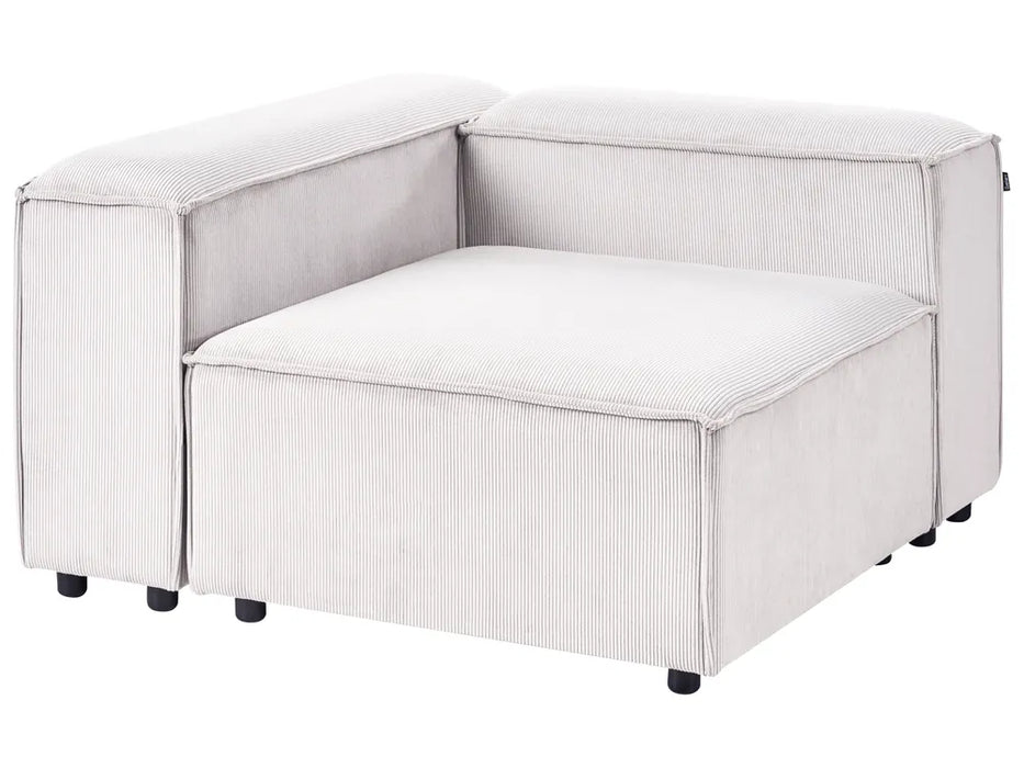 Cape Luxe Modular Sofa Left-Facing 4 Seater Corduroy off white
