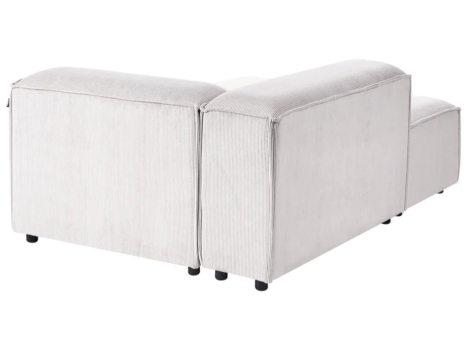 Cape Luxe Modular Sofa Left-Facing 5 Seater Corduroy off-white