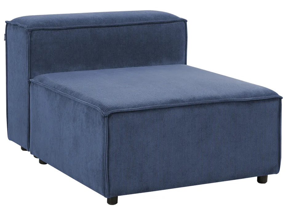 Cape Luxe Modular Sofa Right-Facing 5 Seater Corduroy Dark Blue