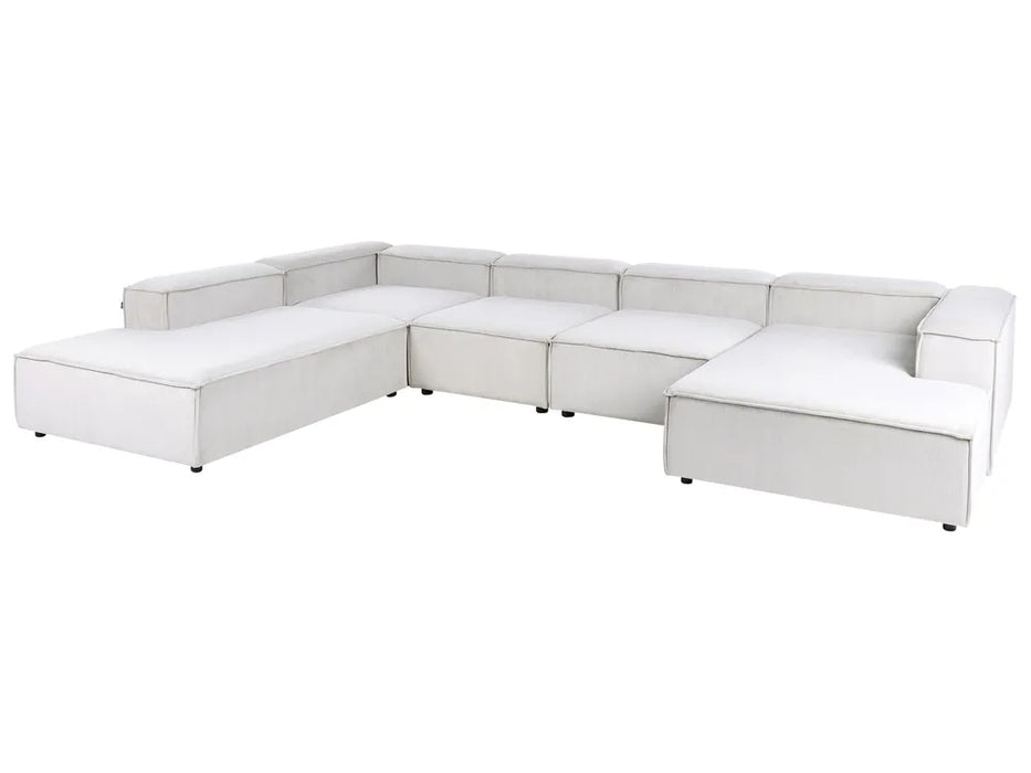 Cape Luxe Modular Sofa Right-Facing 5 Seater Corduroy off-white