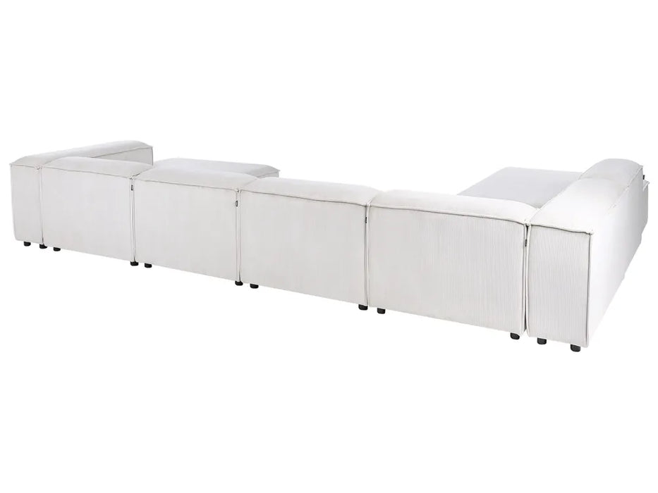 Cape Luxe Modular Sofa Right-Facing 5 Seater Corduroy off-white