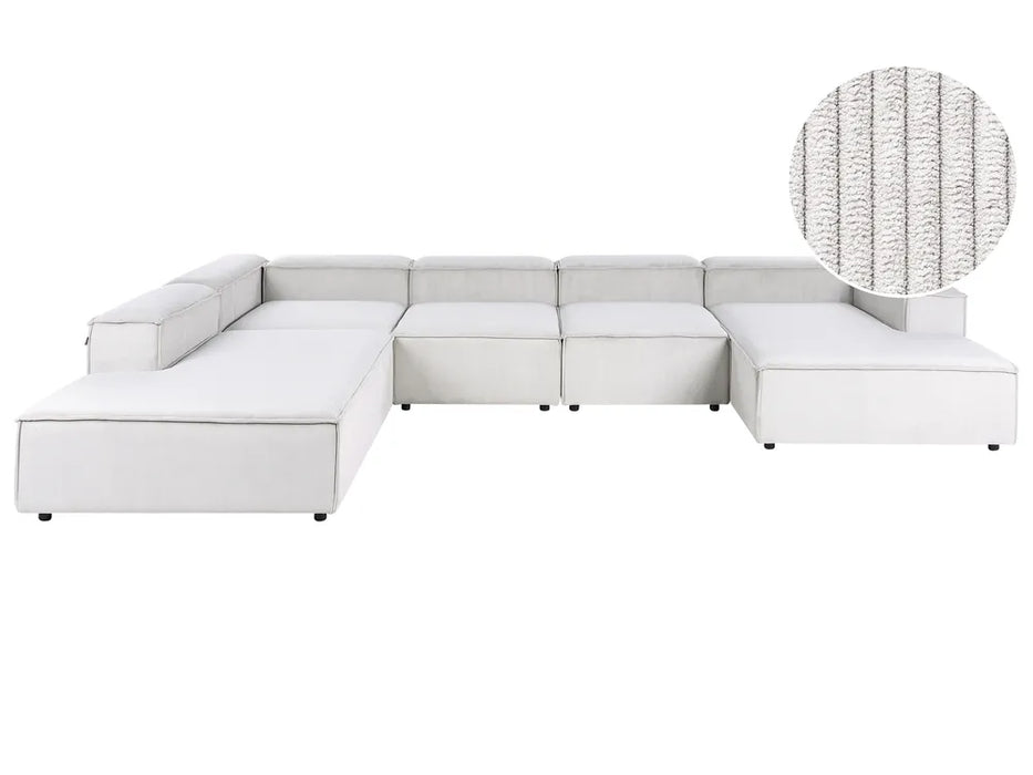 Cape Luxe Modular Sofa Right-Facing 5 Seater Corduroy off-white
