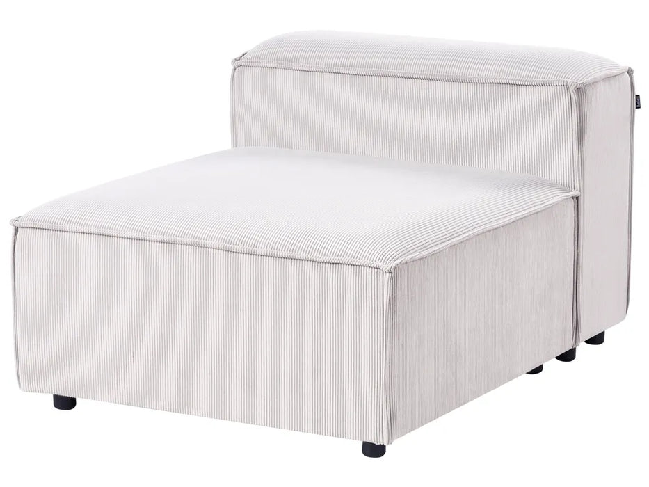 Cape Luxe 1-Seat Sectional Corduroy Off-White