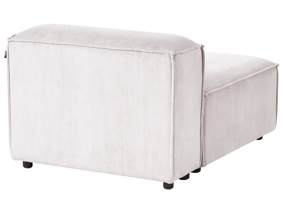 Cape Luxe 1-Seat Sectional Corduroy Off-White