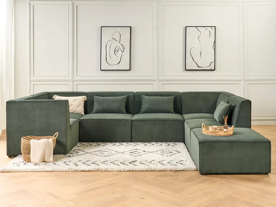 Cape Luxe Ottoman Green