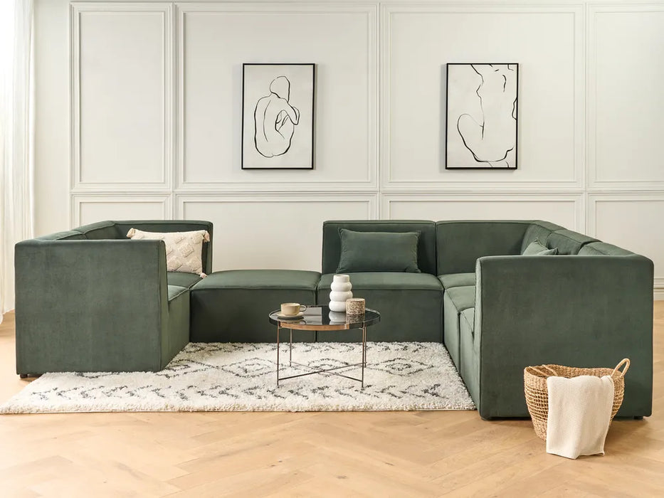 Cape Luxe Ottoman Green