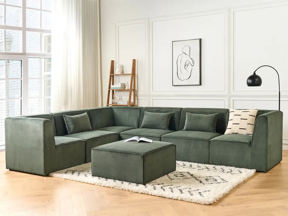 Cape Luxe Ottoman Green