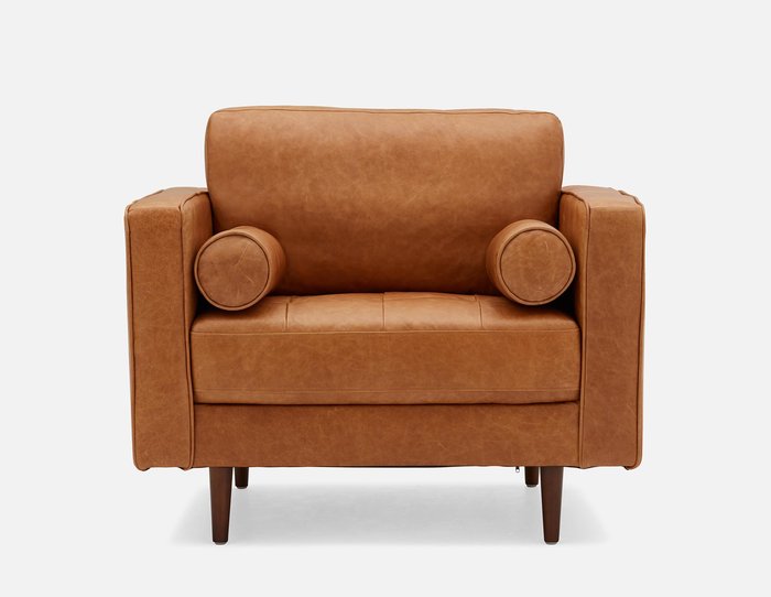Adani leather occasional chair