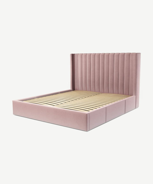 Frans Velvet Platform Bed