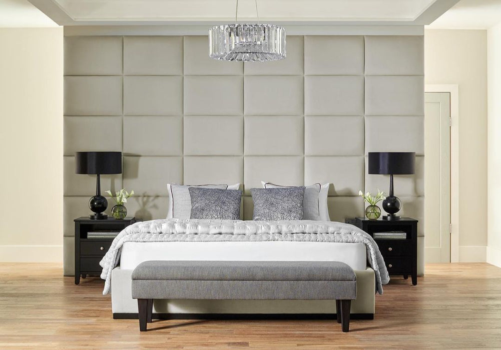Lincoln Loft Velvet Platform Bed
