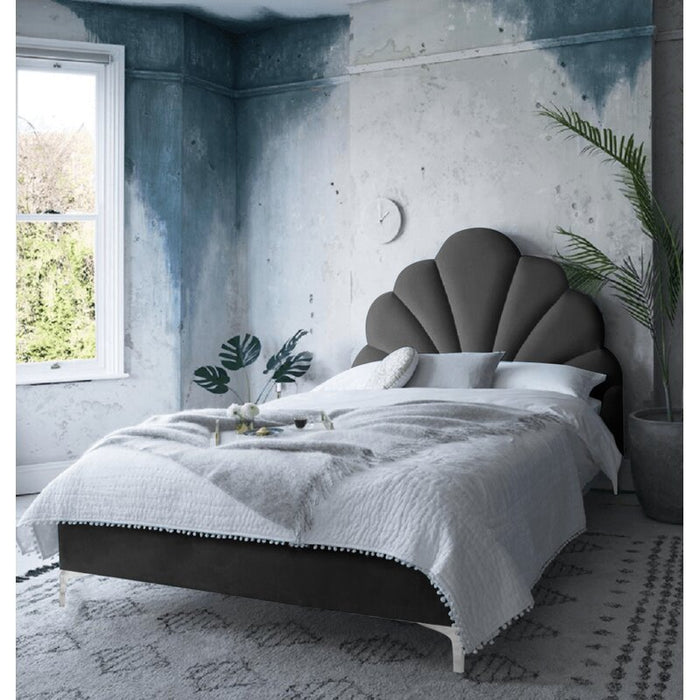 Biko Velvet Platform Bed