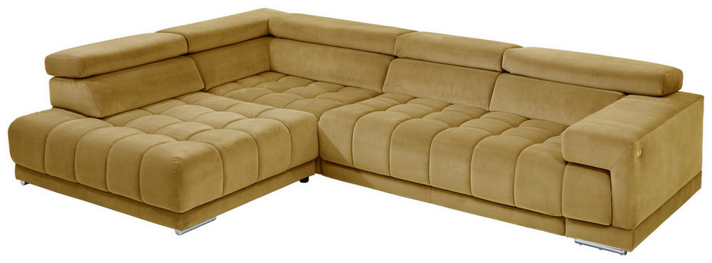 Noah 5 seater velvet sectional couch