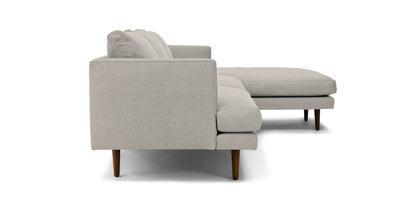 Knight upholstered 3 seater sectional couch
