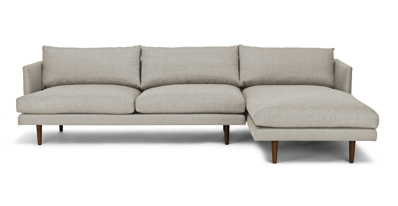 Knight upholstered 3 seater sectional couch