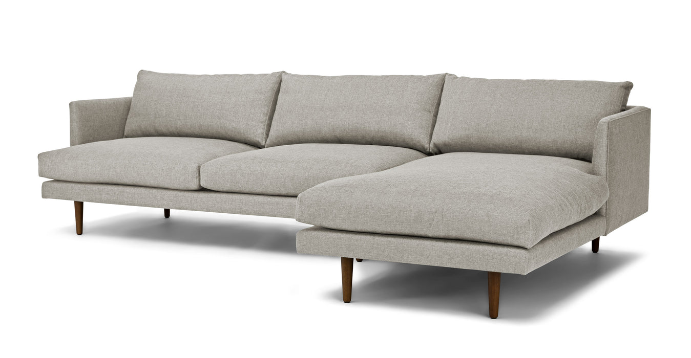 Knight upholstered 3 seater sectional couch