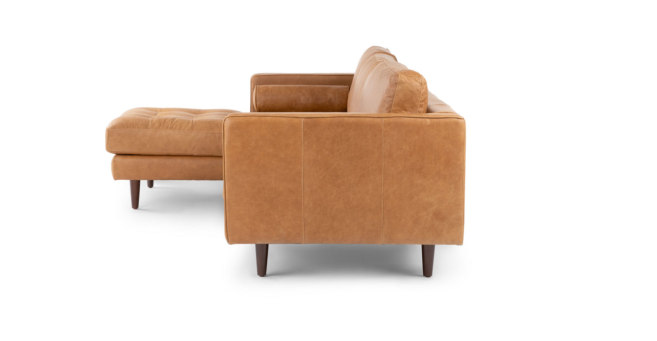 Adani sectional leather sofa