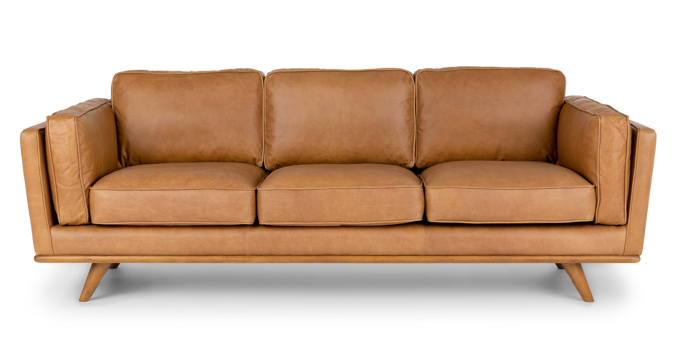 Ivy 3 seater Leather Sofa