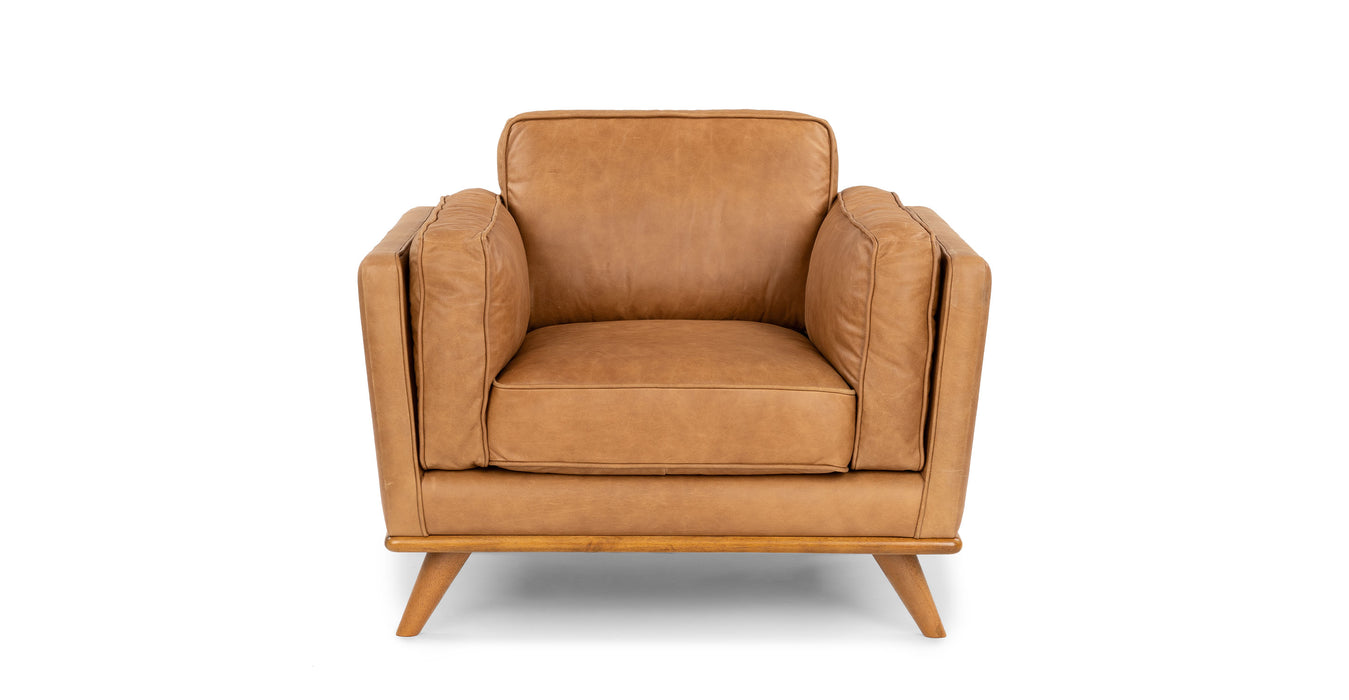 Ivy leather occasional chair