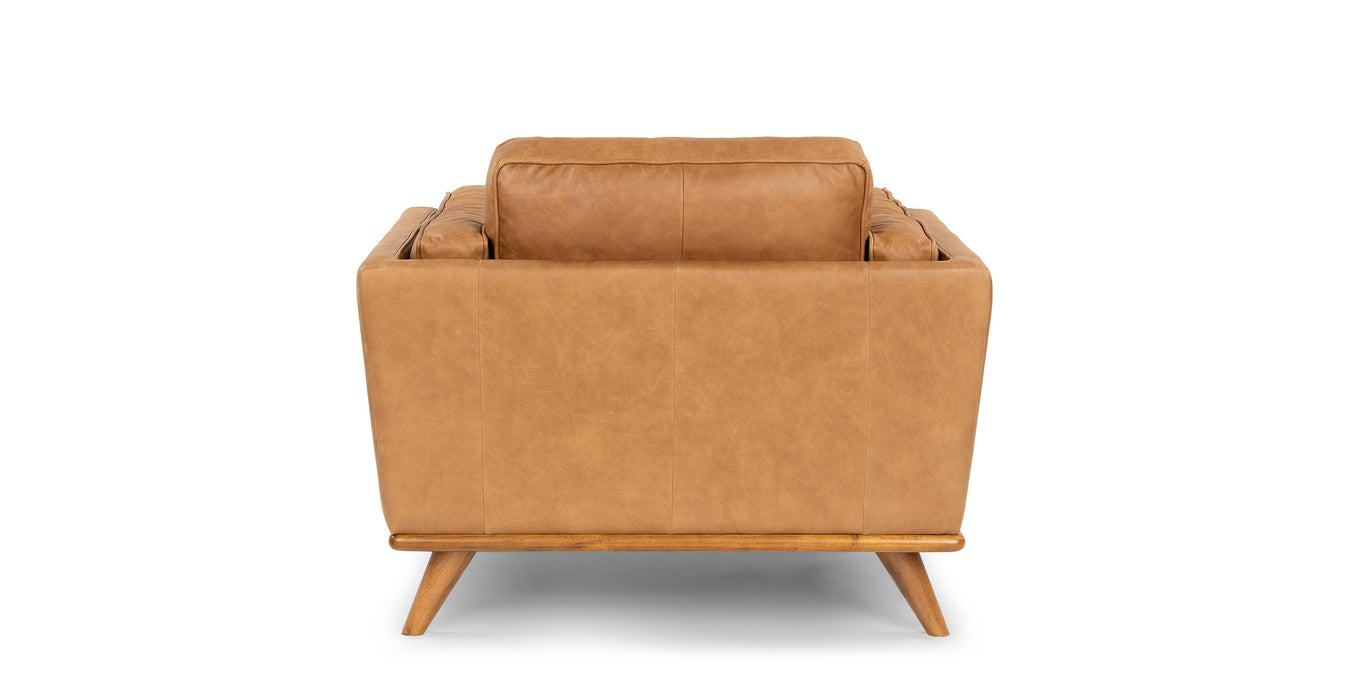 Ivy leather occasional chair