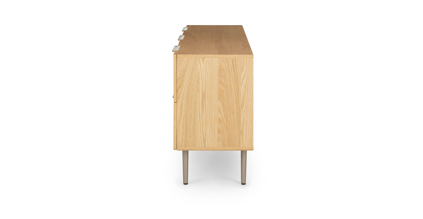 Johnson 6-drawer Oak double dresser